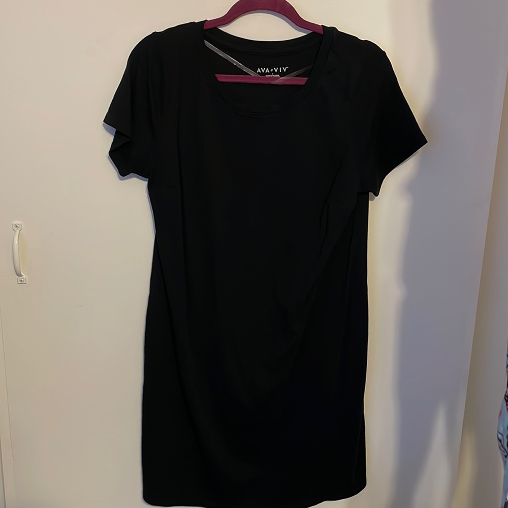 Ava & Viv black simple dress